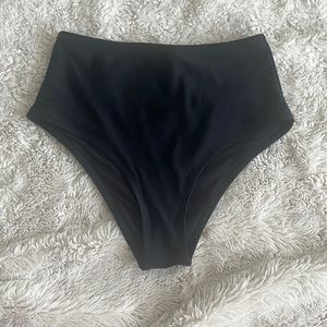 High rise bikini bottom